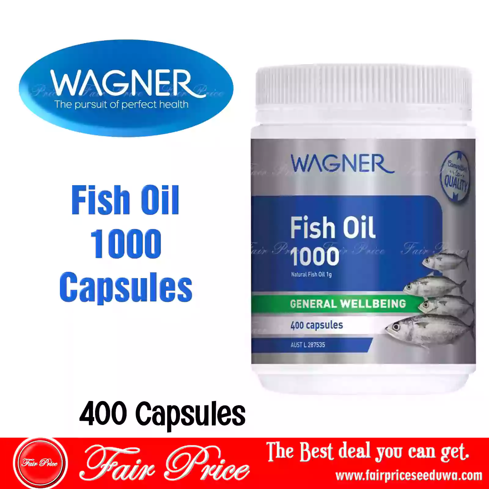 Wagner Fish Oil 1000 400 Capsules Fair Price Seeduwa